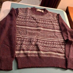 Vintage Blake & Manley Men's XL Shetland Wool Blend Sweater